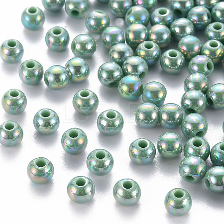 Opaque Acrylic Beads MACR-S370-D6mm-26-1