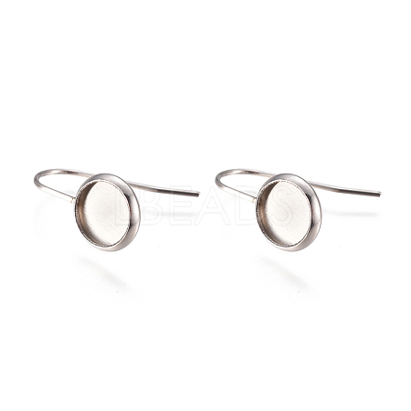 304 Stainless Steel Earring Hooks X-STAS-F227-22A-P-1