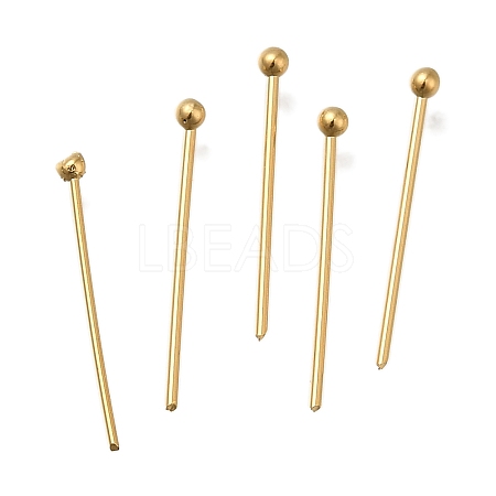 Brass Ball Head Pins KK-H502-03B-G-1