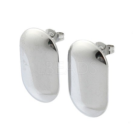 201 Stainless Steel Stud Earrings EJEW-K270-10P-1