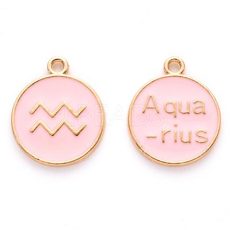 Alloy Enamel Pendants X-ENAM-S124-01A-09J-1