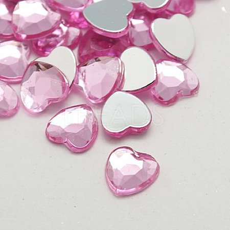 Imitation Taiwan Acrylic Rhinestone Cabochons GACR-A025-12x12mm-03-1