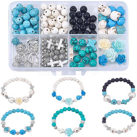 DIY Bracelet Making Finding Kits DIY-SC0032-36-1