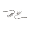 SHEGRACE Brass Pave Cubic Zirconia Earring Findings XGRQ4S735-742P-2