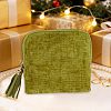 Velvet Jewelry Storage Zipper Bags with Tassel ABAG-PA0001-01A-7
