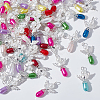 60Pcs Imitation Pearl Acrylic Pendants PALLOY-WR00014-1