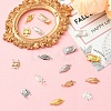 16Sets 16 Styles 304 Stainless Steel Box Clasps STAS-YW0003-04-5