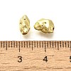Rack Plating Nuggets Brass Beads KK-M309-43G-03-3