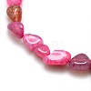 Nuggets Natural Crackle Agate Beads Strands G-P031-07-2