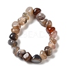 Natural Agate Beads Strands G-H295-B01-02-4