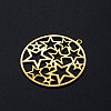 201 Stainless Steel Filigree Charms STAS-T049-T692-2-2