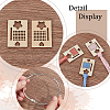 50Pcs Wood Cross Stitch Thread Bobbins WOOD-OC0003-90-4