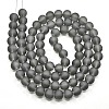 Baking Paint Transparent Glass Bead Strands GLAA-S031-6mm-12-2