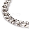 Men's 304 Stainless Steel Cuban Chains Bracelets and Necklaces Jewelry Sets SJEW-JS01159-6