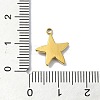 Ion Plating(IP) 304 Stainless Steel Pendants STAS-B058-17G-03-3