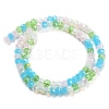 Glass Beads Strands EGLA-A034-M6mm-50-3