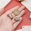2Pcs Brass European Beads KK-DC0004-80C-3