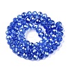 Electroplate Glass Beads Strands EGLA-A044-T8mm-A31-3