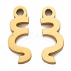 Ion Plating(IP) 304 Stainless Steel Pendants LS-STAS-A045-06G-2
