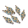 MIYUKI & TOHO Handmade Japanese Seed Beads Links SEED-E004-M02-2