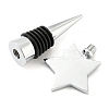 Alloy Wine Bottle Stopper Cabochon Settings AJEW-Z016-02C-P-2