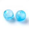Acrylic Imitation Jade Beads MACR-E025-25C-8mm-2