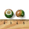 Two Tone Glass European Beads GPDL-K003-01A-3