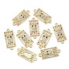 Alloy Rhinestone Connector Charms FIND-TAC0014-52B-2