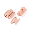 Zinc Alloy Rhinestone Bikini Clips FIND-WH0032-07RG-3