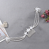 Alloy Rhinestone Hair Combs MRMJ-WH2007-031P-7