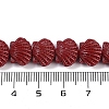 Synthetic Coral Dyed Carved Beads Strands CORA-K009-05A-05-4
