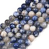 Natural Sodalite Beads Strands G-S279-10-8mm-2