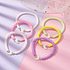 6Pcs 6 Color Polymer Clay Heishi Surfer Stretch Bracelets Set BJEW-JB09732-01-2