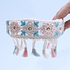 Ethnic Style Woven Cotton Hair Bangs PW-WG63BE7-01-1