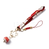 Brass Pendant Keychains HJEW-WH0039-15E-2