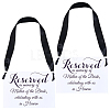 2Pcs Paper Wedding Memorial Sign AJEW-CN0006-23-1