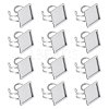 12Pcs 201 Stainless Steel Cuff Pad Ring Settings STAS-BC0004-09A-1