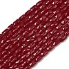 Opaque Glass Beads Strands GLAA-Z018-D24-1