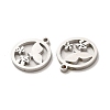 Non-Tarnish 304 Stainless Steel Charms STAS-M089-44P-2