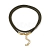 Nylon Milan Cord Necklace Making MAK-M028-01G-03-2