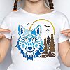 Plastic Reusable Drawing Painting Stencils Templates DIY-WH0172-259-7