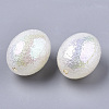 ABS Plastic Imitation Pearl Beads X-SACR-N009-31A-2