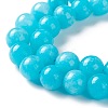 Natural White Jade Imitation Amazonite Beads Strands G-I299-F04-10mm-3
