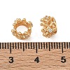SHEGRACE Brass Micro Pave Clear Cubic Zirconia European Beads XGRQ4G529-685G-3