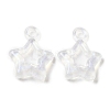 Transparent Acrylic with Glitter Pendants X1-OACR-C016-22-1