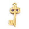 Golden Alloy Enamel Pendants KK-P197-06G-4