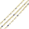 Rack Plating Brass Dapped Chains AJEW-Q153-03G-07-1