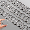 Stainless Steel Loose Leaf Book Binder Hinged Rings OFST-PW0015-02H-2