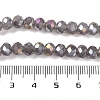 Baking Electroplate Glass Beads Strands DGLA-A039-J8mm-B06-4