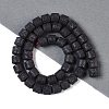 Frosted Natural Lava Rock Beads Strands G-E618-02D-2